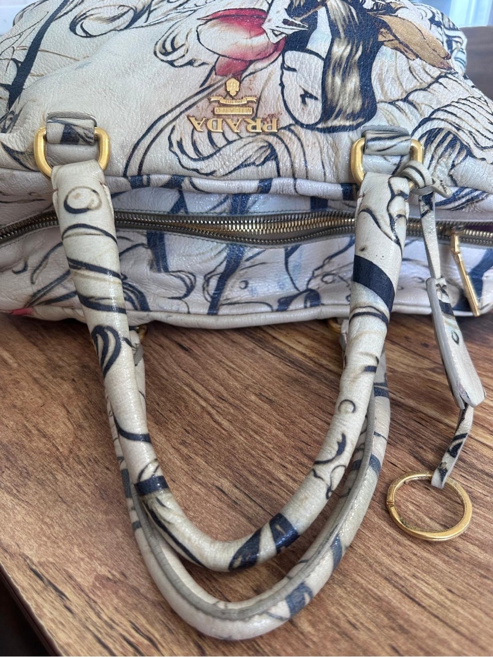 Prada fairy 2008 bag bowler vintage awesome. Museum piece. - Picture 11 of 16